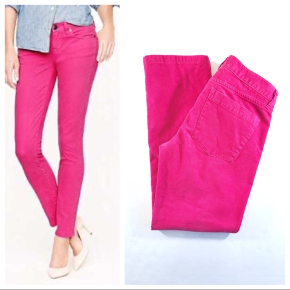 J. Crew Factory Pants - J. Crew Factory Fuchsia Matchstick Cord (28S)